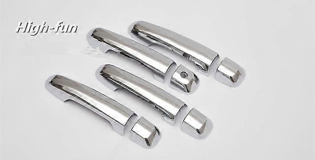 Funduoo For Toyota Prado 150 Land Cruiser Prado J150 2010 - 2019 LC150 LC200 Chrome Door Handle Cover Trim Set Car Styling