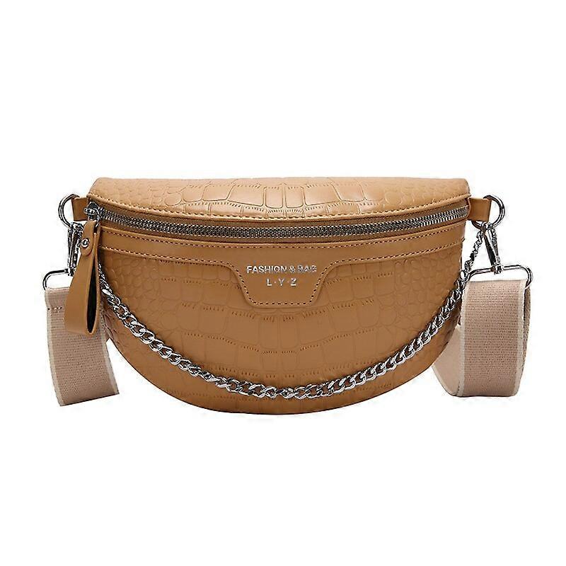 Nuova Moda Femminile Marsupio Catena Della Signora Borse Fanny pack di Alta qualità In Pelle Marsupio Designer Spalla A Tracolla Petto Bag Fanny Pa...