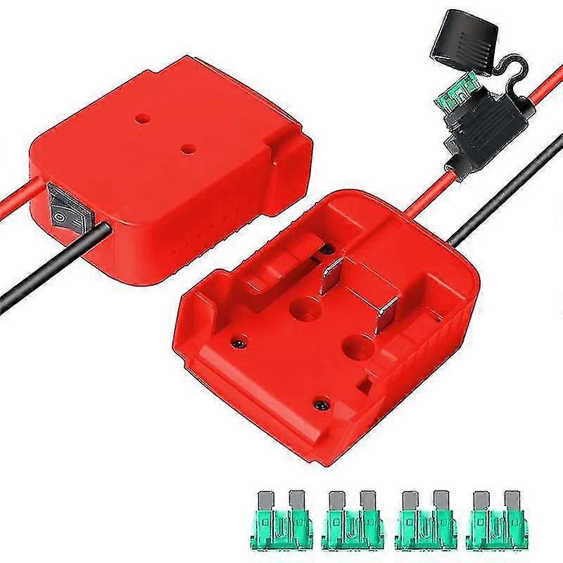 Power Wheels Adapter Compatible With M18 Batteries,with 12 Awg Wire