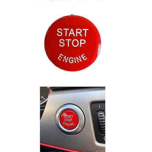 Car Start Stop Button Switch Cover For BMW E Seriers E90 E91 E92 E93 E87 E60 E83 E84 E89 Black Silver Red Blue Yellow