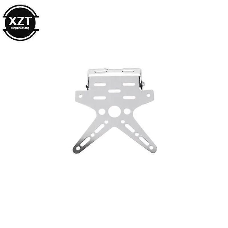 High quality Alloy Universal Motorcycle License Plate Holder Mount Bracket Aluminum Adjusted Registration Number Plate CoverMotor Vehicle Frame & Body
