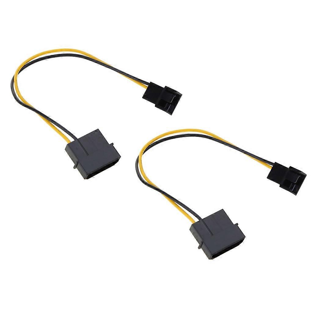 CPU Chasis Fan Power Connector Data Cable Adapter For 4-Pin Molex IDE to 3-Pin