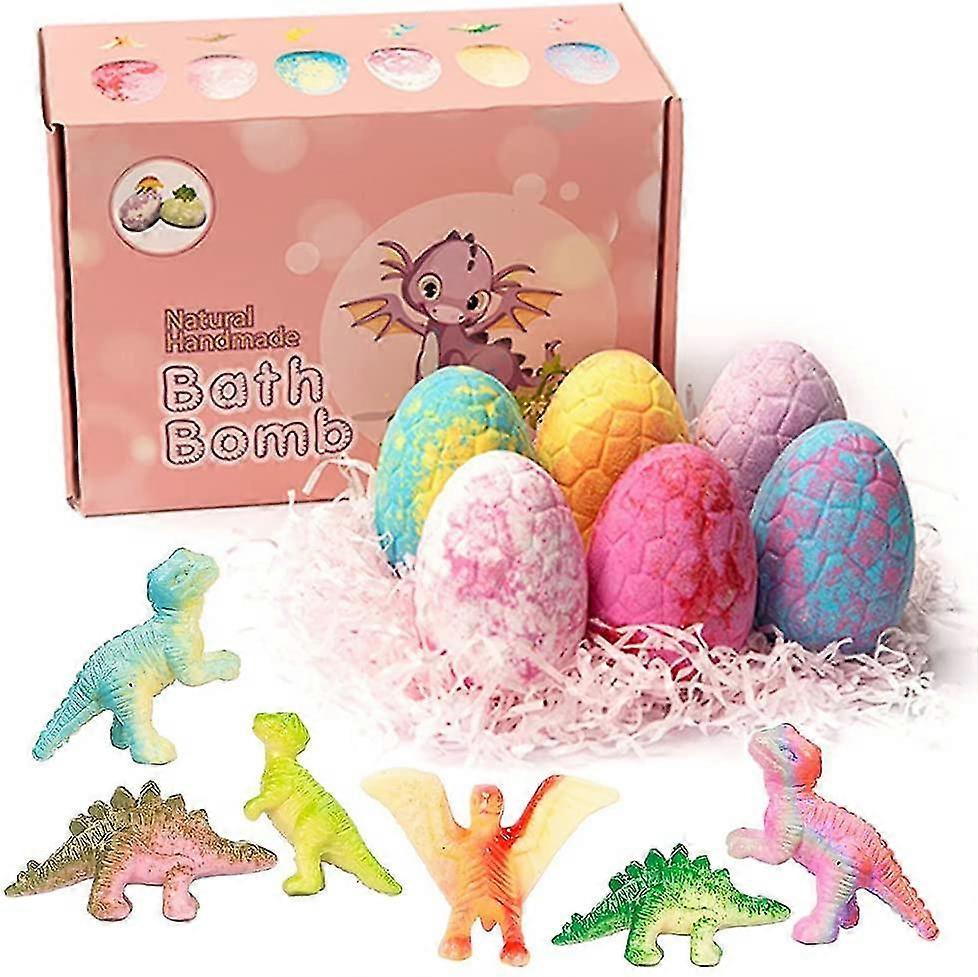6stk badebomber, Dinosaur æg badebold til børn