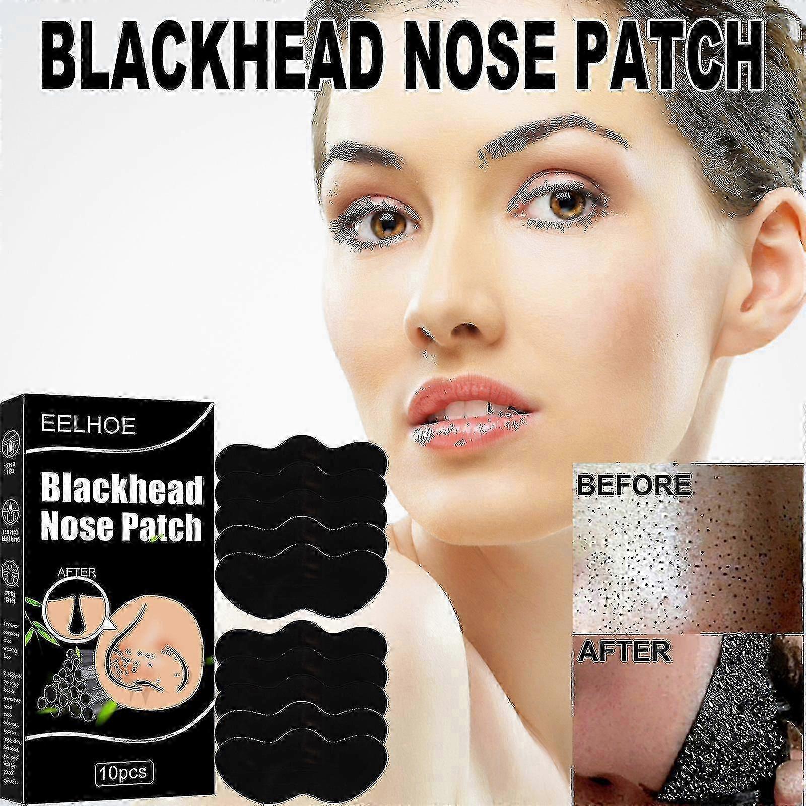 Blackhead Nose Patch, Blackhead Pore Strips, Deep Charcoal Pore Cleansing Strips, Nose Blackhead Remover Strips for All Sk