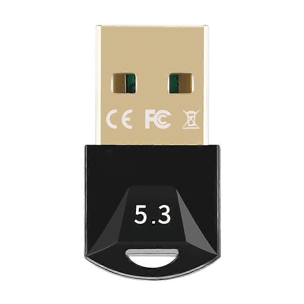 USB Adapter Dongle Wireless Transmitter Receiver Bluetooth-Compatible 5.3 Plug and Play for Desktop PC Wireless Mouse