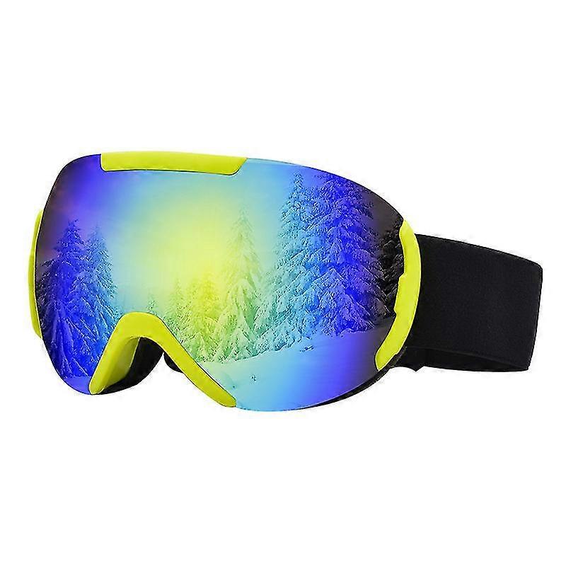 Ski Goggles Women Men Snowboard Goggles With Anti-fog Dual Lens Snow Skiing Otg Goggles With 100% Uv Protection