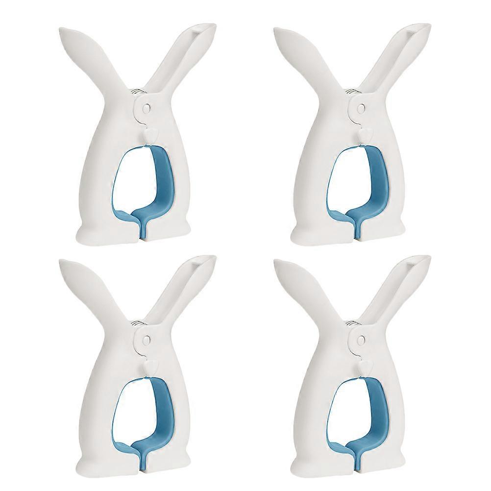 4pcs Plastic Clothespins Plastic Clothes Clips Windproof Plastic Quilt Clips