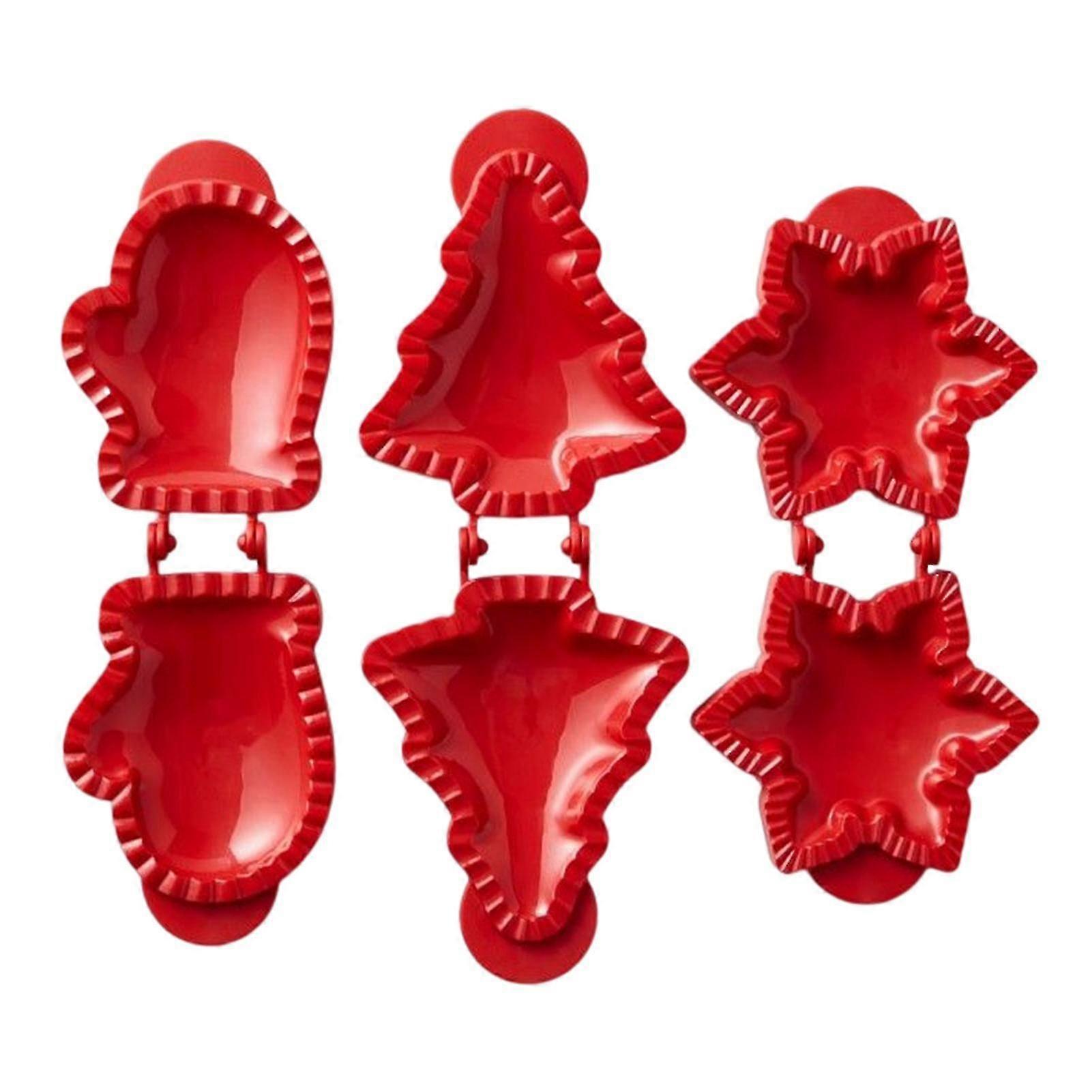 Christmas Cookie Stencils Mini Pie Stencils Pocket Size Christmas Themed Hand Cookie Stamper For A