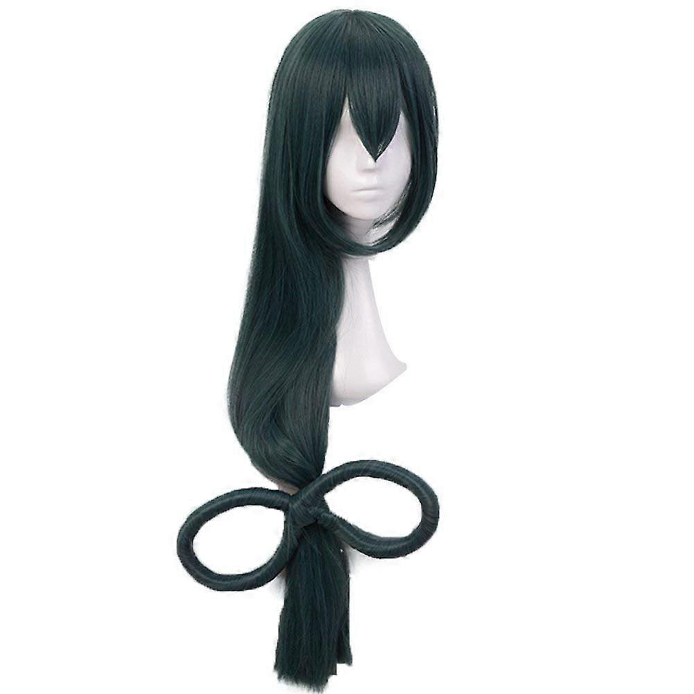 Wig Heat Resistant Synthetic for Anime-Fans Cosplay Asui Tsuyu