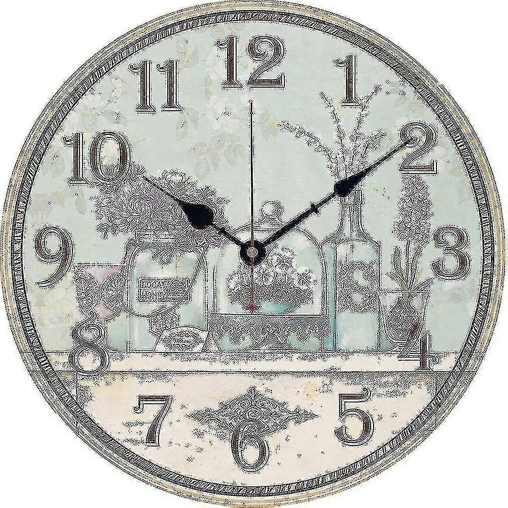 Stylish Vase Series Wooden Wall Clock