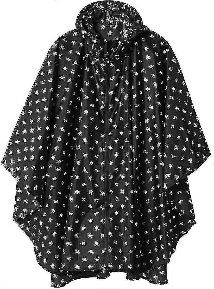 Yağmurlu Panço Ceket Ceket Cepli Yetişkinler İçin Kapüşonlu