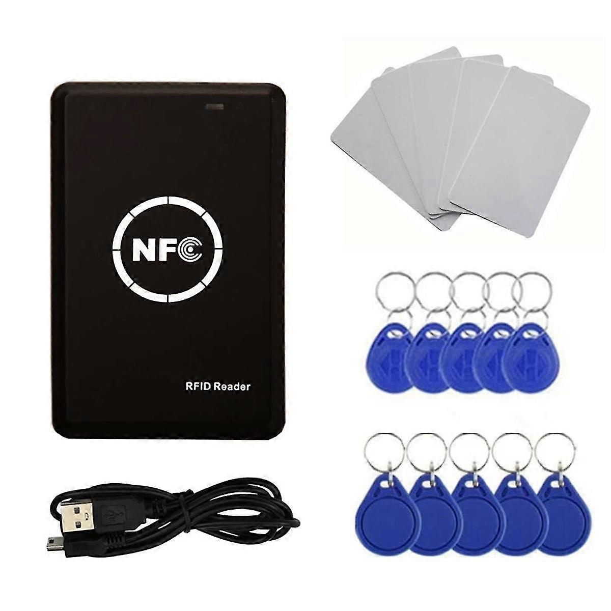 Ic/id Rfid Reader Copy 125khz/13.56mhz Card RFID Copier Cracking Ic Encryption Card Driver Reader