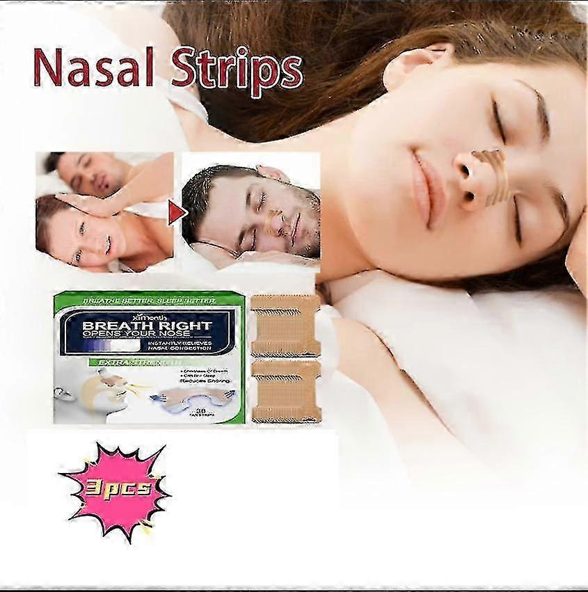 Ventilation Nasal Patch Night Snoring Patch Elastic Physical Expansion Breathing Patch Anti-snoring Nasal Comfort Pa