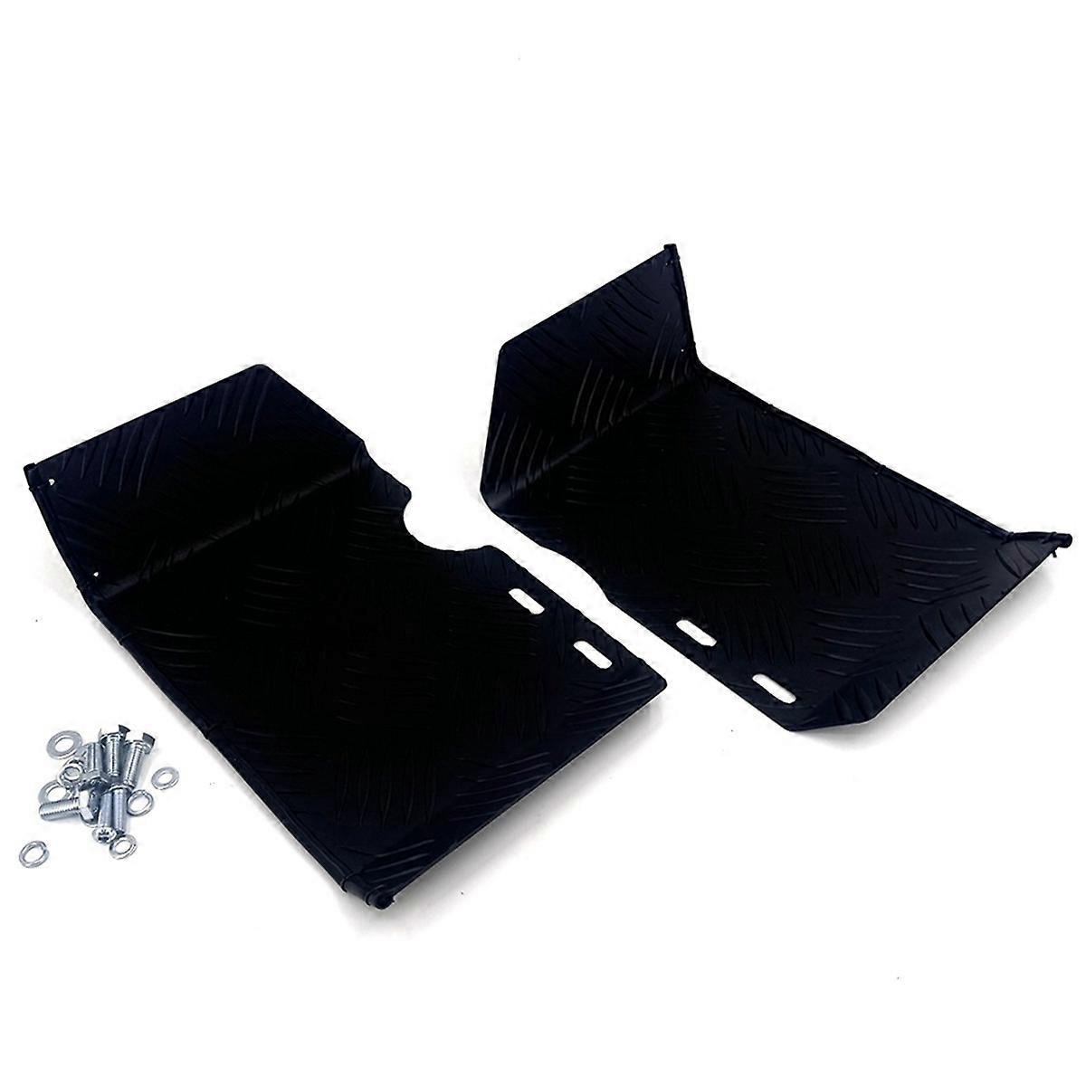 Motorcycle Accessories Foot Boards Braces Ankle Pads the Side Bars Baseboard for LT50 50 -2003 Black