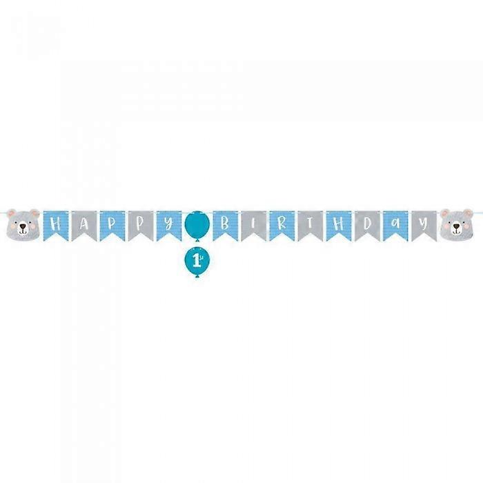 Creative Party Bear Birthday Banner