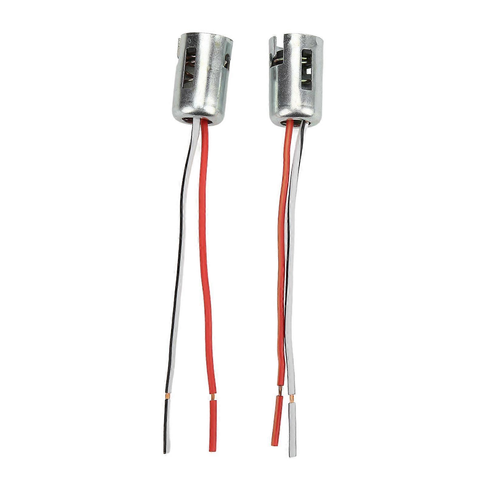 2Pcs Bulb Connector Adapter Flat Foot Single Contact Convenient Practical Lightweight LED Socket Adapter