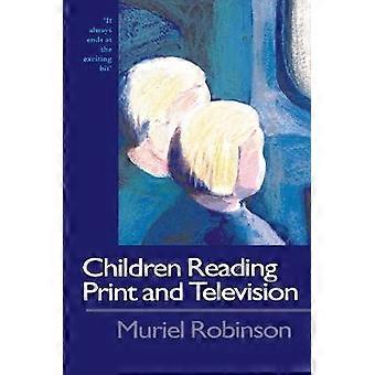 Kinder lesen Print- und Fernseherzählung