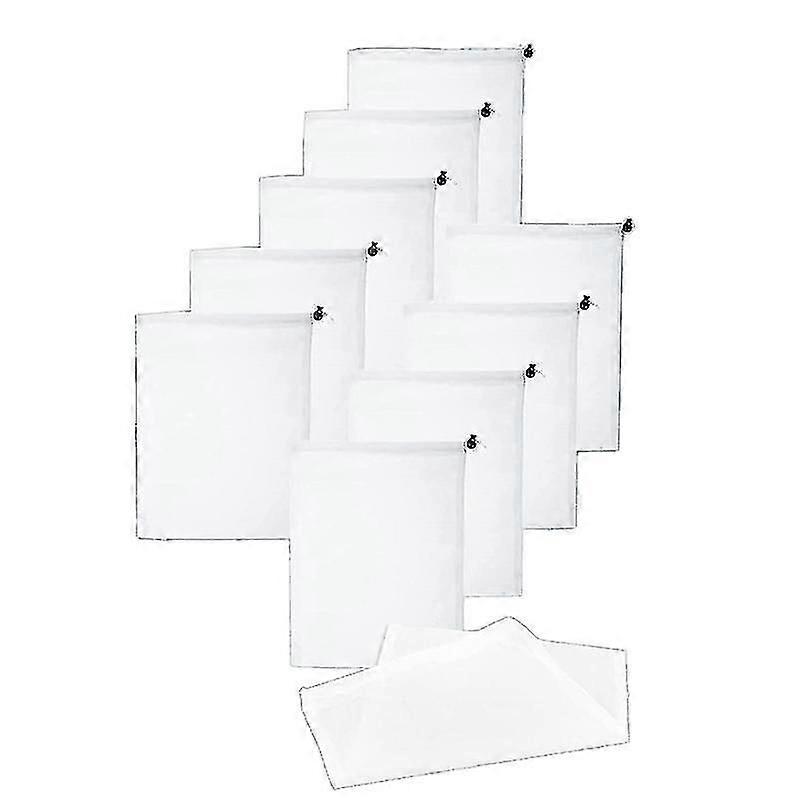 10 Pack Pool Fine Mesh Bag For Vacuum, 9x12 In Replacement Pool Jet