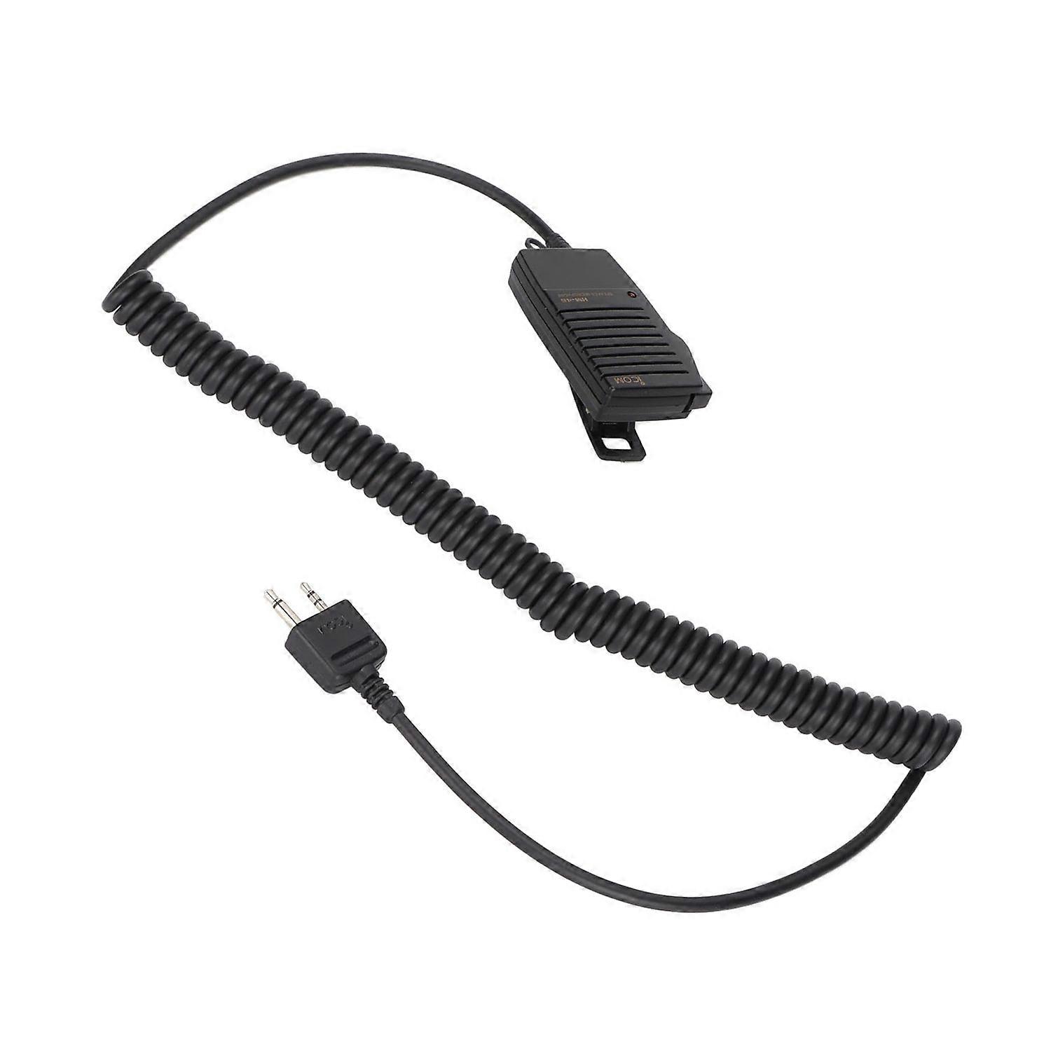 HM46 Speaker Microphone Handheld 2 Way Radio Walkie Talkie MIC for ICOM ICV8 V82 V85 ICT2H T8A 2AT E