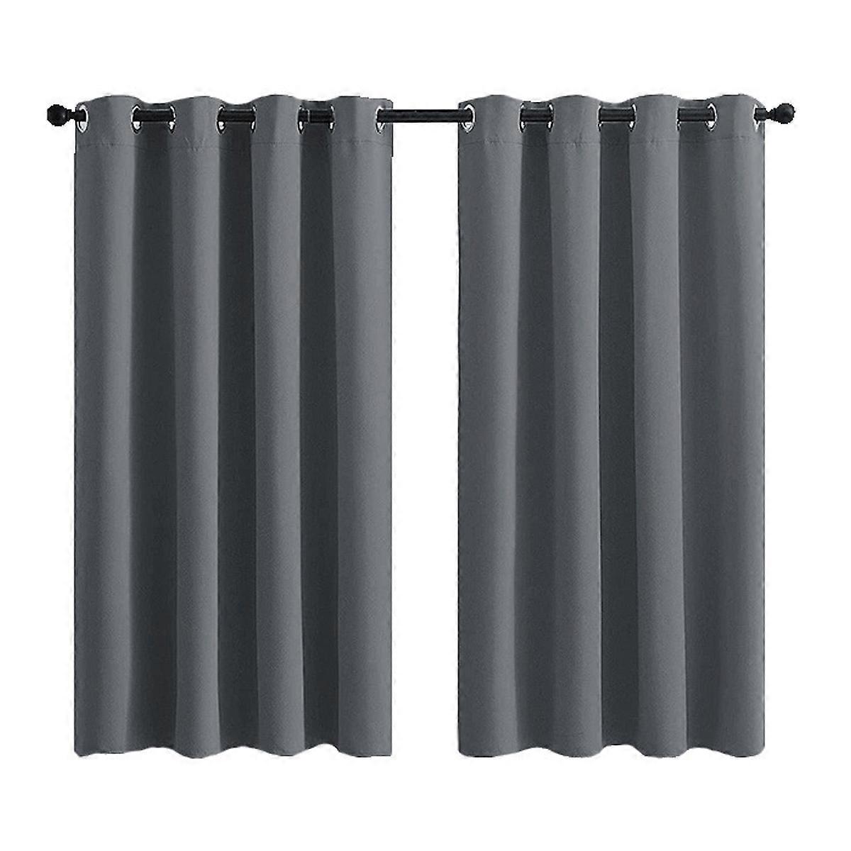 100% Insulated Blackout Curtains for Bedroom with Double-Layer Eyelets