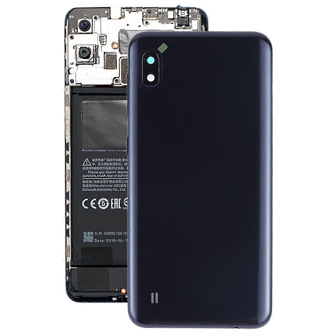 Pour Galaxy A10 SM-A105F/DS, SM-A105G/DS Couvercle arrière de la batterie avec objectif de l’appareil photo et clés latérales