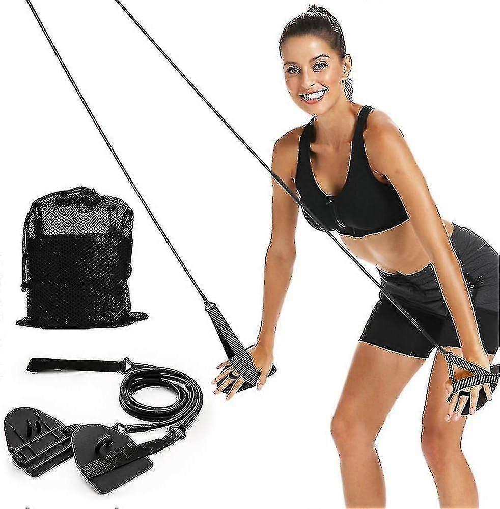 Dryland Powercord z wiosłami, trener siły ramion pływackich, profesjonalny opór do pływania w stylu dowolnym