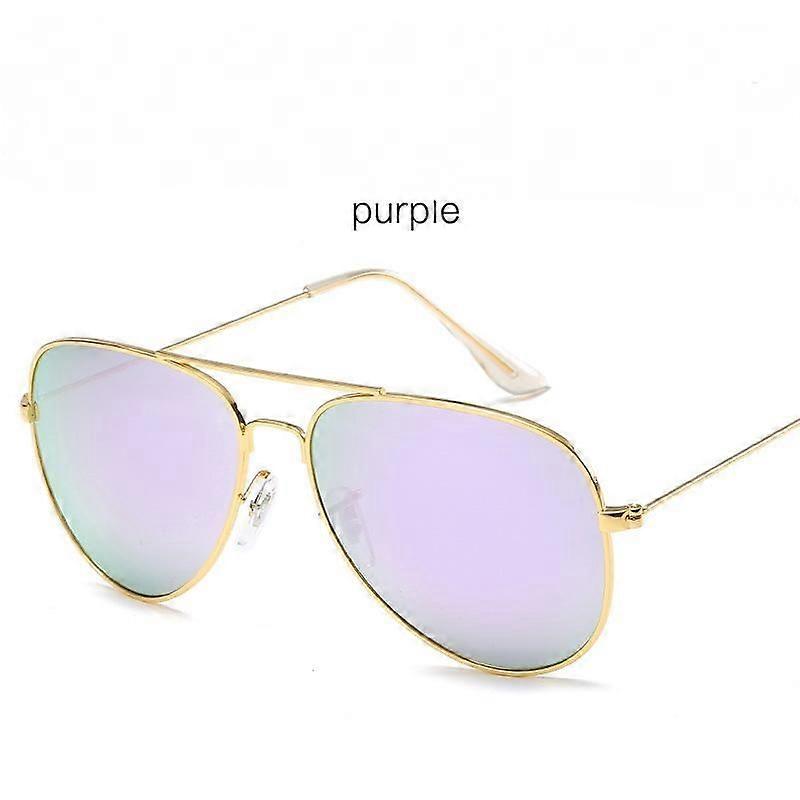 Classic Polarized Aviator Sunglasses UV Mirrored Lens Metal Retro Shades