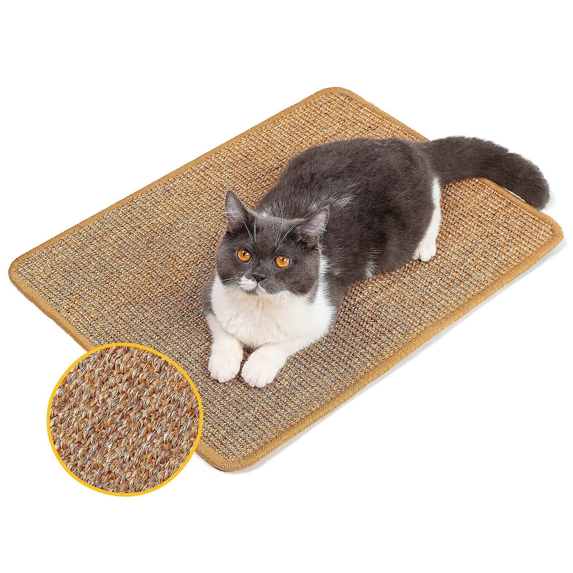 Natural Sisal Cat Scratching Pad For Sofa And Carpet Protection Natural Fiber Cat Scratcher Compatible With Furniture