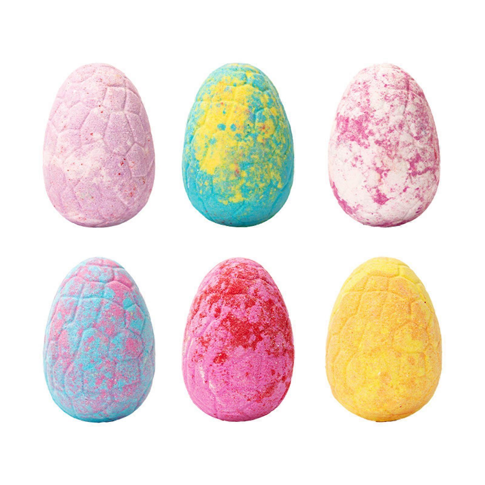 6PCS Bath Bombs Gift Set with Dinosaur Toys Inside Safe Spa Bath Fizz Balls Kit