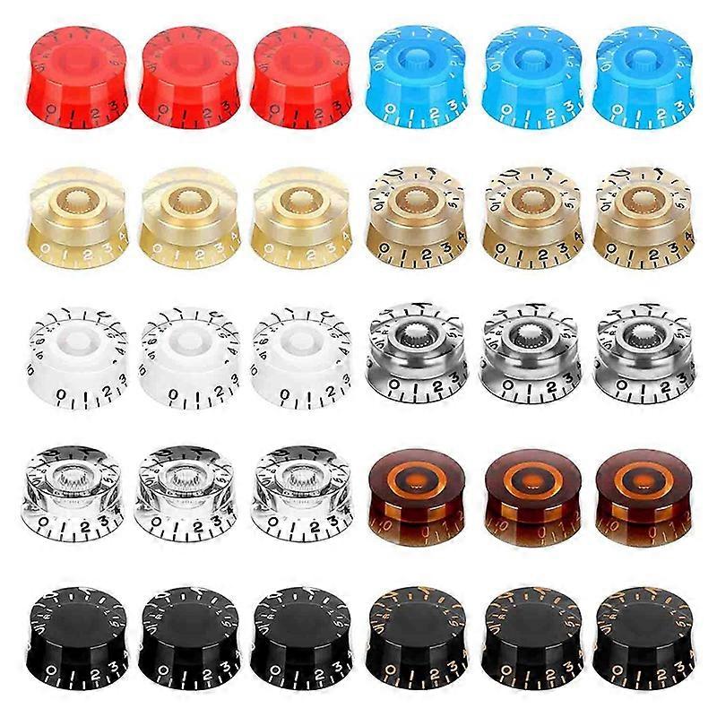 30pcs Electric Guitar Knobs, Guitar Volume & Tone Knobs, Guitar Knobs Musical Instrument Parts Replacement