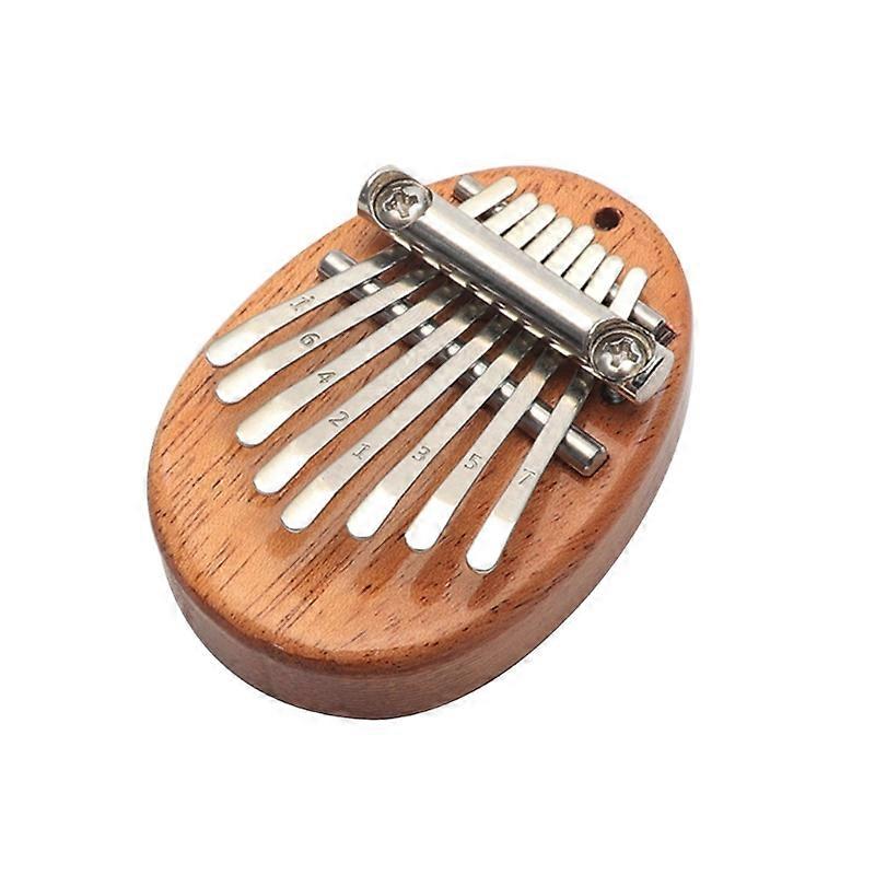 03KA Mignon Cristal 8 Touches Mini Kalimba Acrylique En Bois Pouce Piano Cadeau Clavier Instrument Piano Doigt Meilleur Cadeau, Débutant