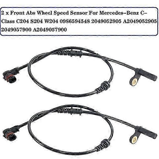 Rear & Front Abs Wheel Speed Sensor For Mercedes-Benz C-Class C204 S204 W204 A2045400317 0986594548 A2049057900 2049057900