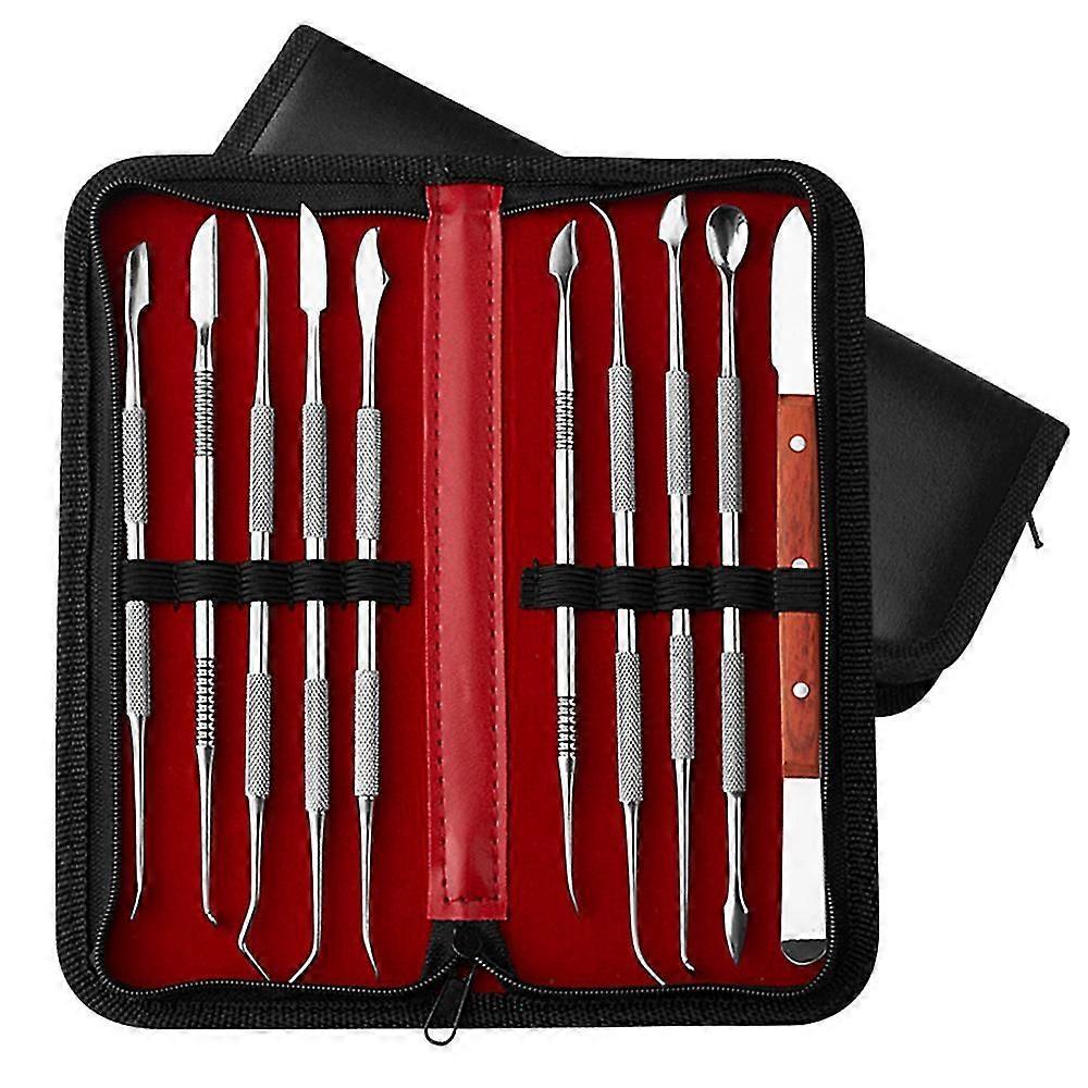 Edelstahl-Wachsschnitzer-Set Doppelend-Wachsschnitzer