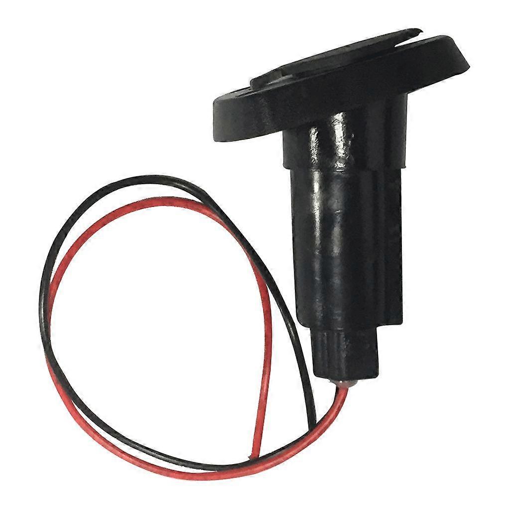 Plastic Boat 2-Prong Stern Light Pole Base Socket Black Waterproof Cover