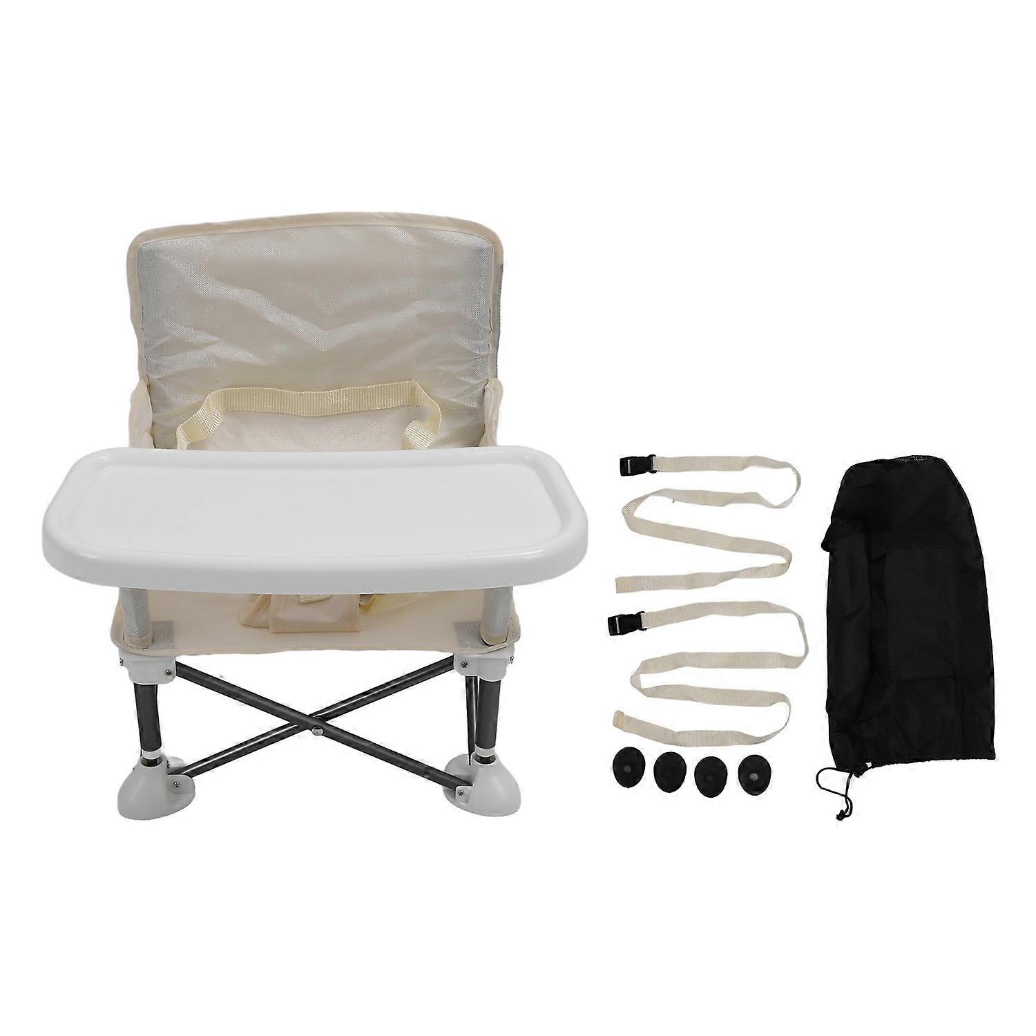 Portable Travel Booster Seat Portable Baby Booster Seat Folding Baby Chair with Tray for Outdoor Bea