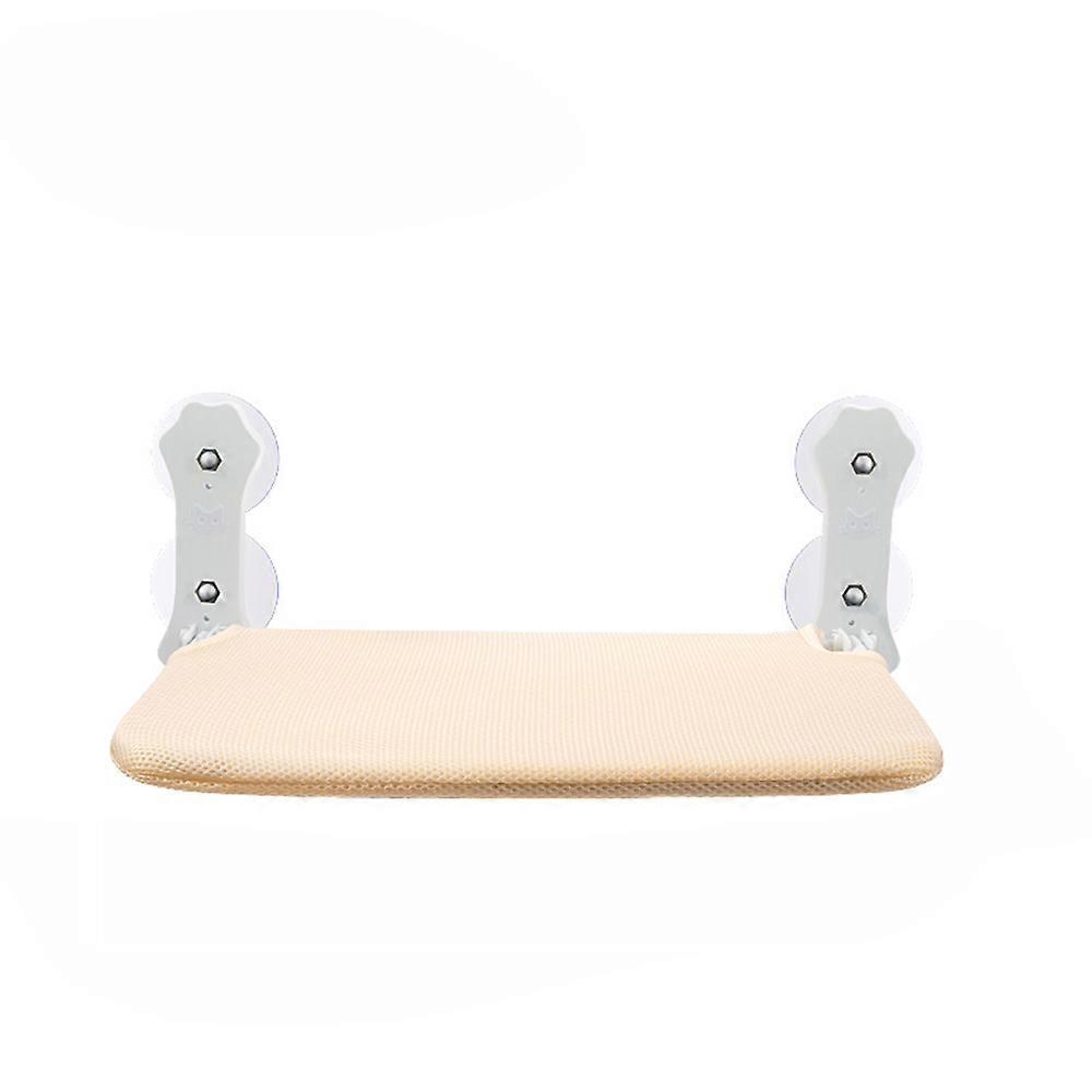 Quick Dry Small Cat Window Perch, Super Durable Material with Sturdy Underneath Support, Heavy Duty Holder for Indoor Cats (Foldable, Textilene Seat