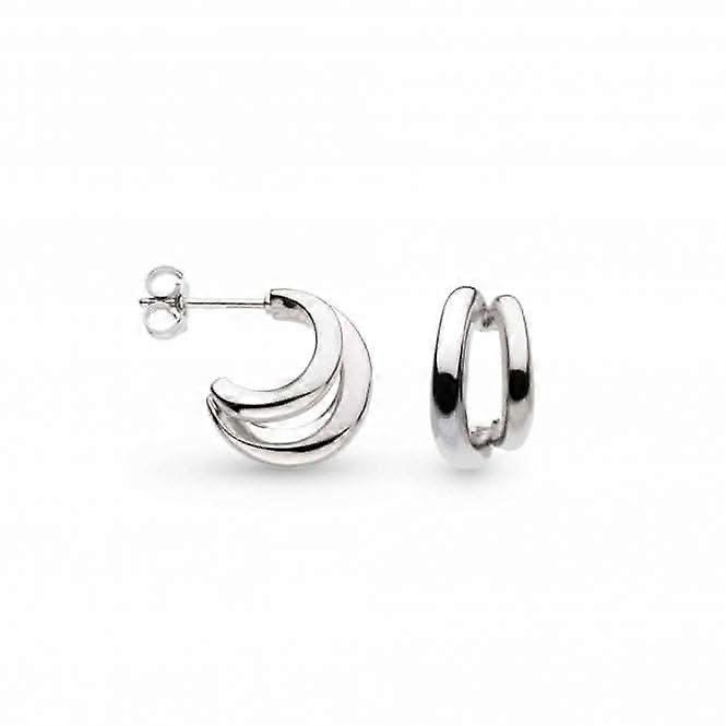 Bevel Cirque Link Twin Hoop Earrings 61886RP