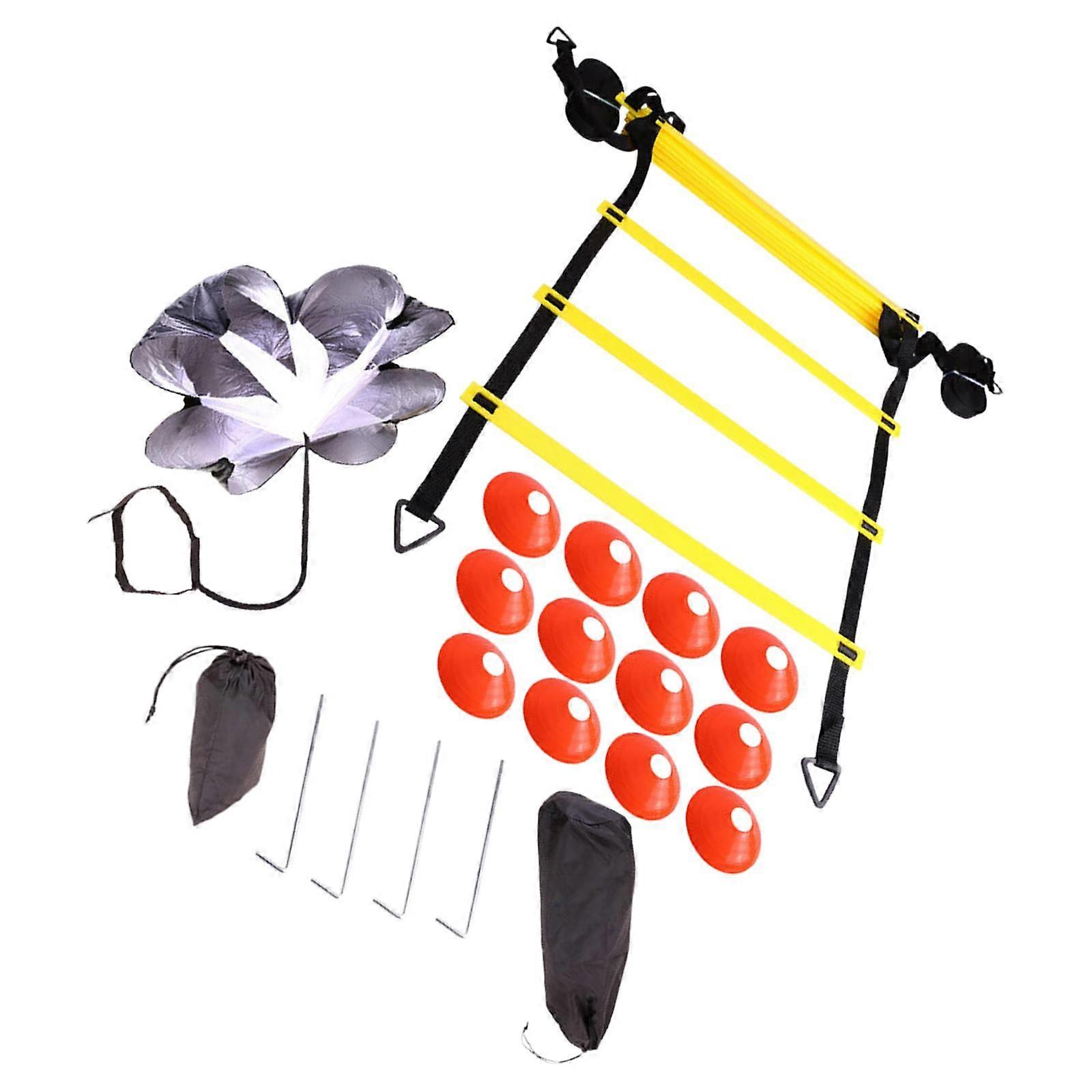 19.7ft Agility Ladder Training Set Improves Strength Coordination for