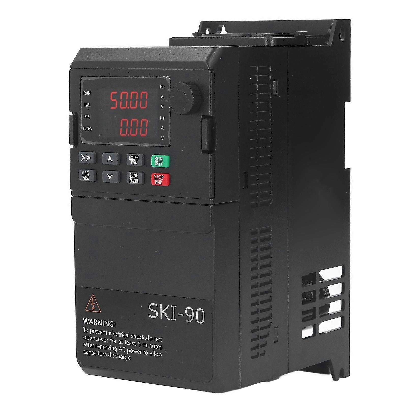 SAKO Vector Frequency Converter Heavy Duty Inverter 3PH AC380V Input AC0‑380V Output 0.75KW Universal VFD for Lathe Fan