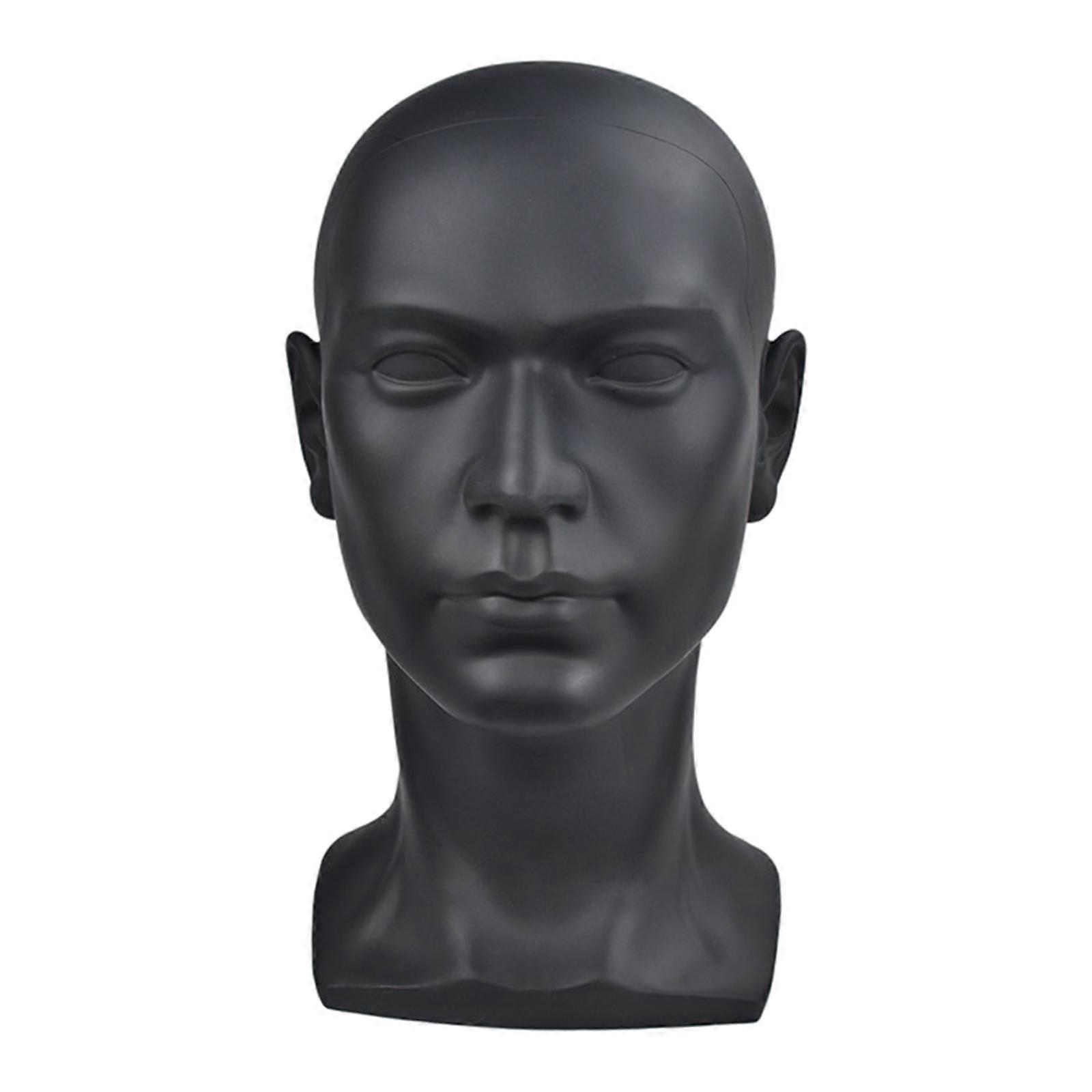 Männliches Kopfmodell, Umfang 57cm Kopfhörerschmuck Displayständer Langlebig