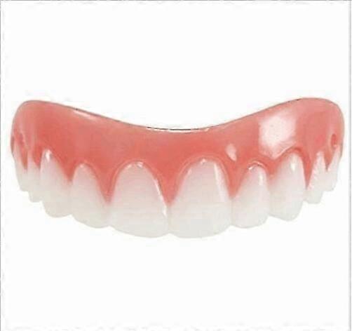 Bright white fake dentures cosmetic teeth orthodontic teeth