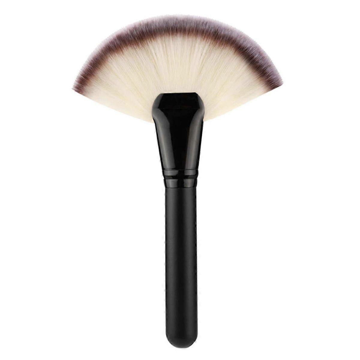 Large Fan Brush for Makeup, Powder, and Blush Application