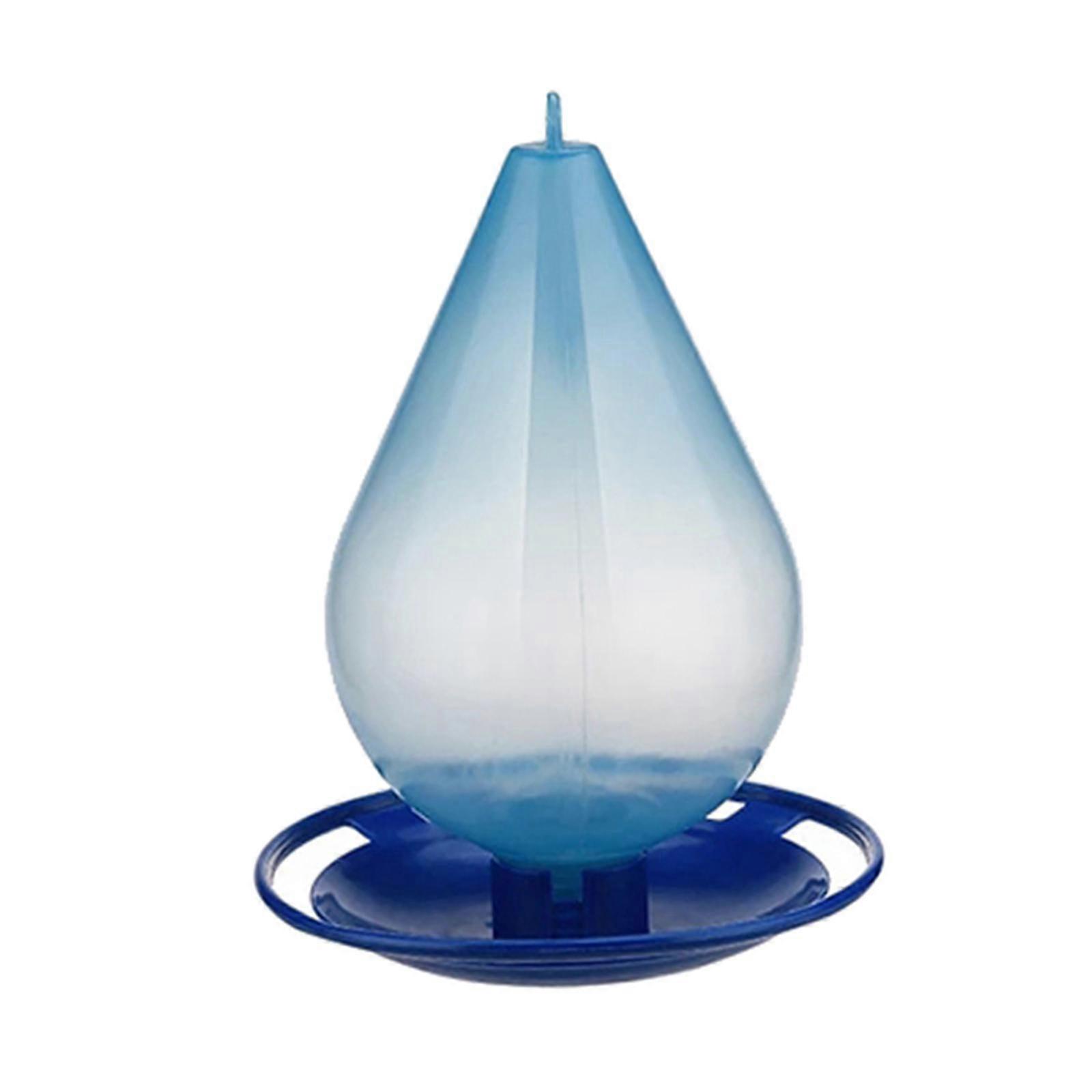 Blå glasfågel utanför