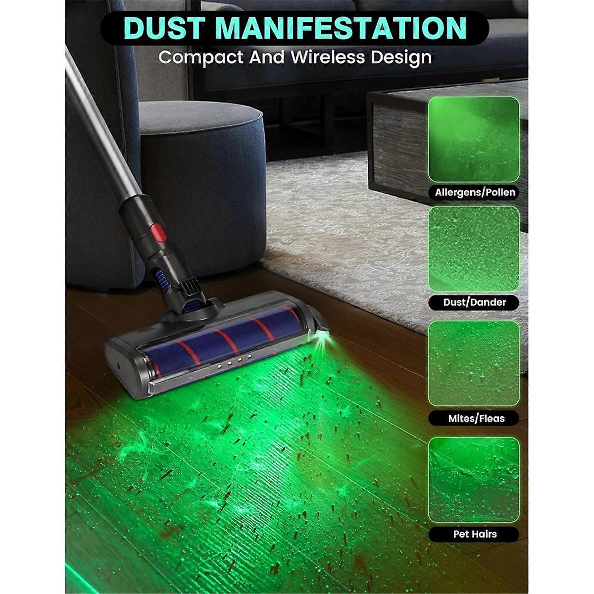 4PCS Vacuum Cleaner Laser Lights Hidden Cats Dust Display