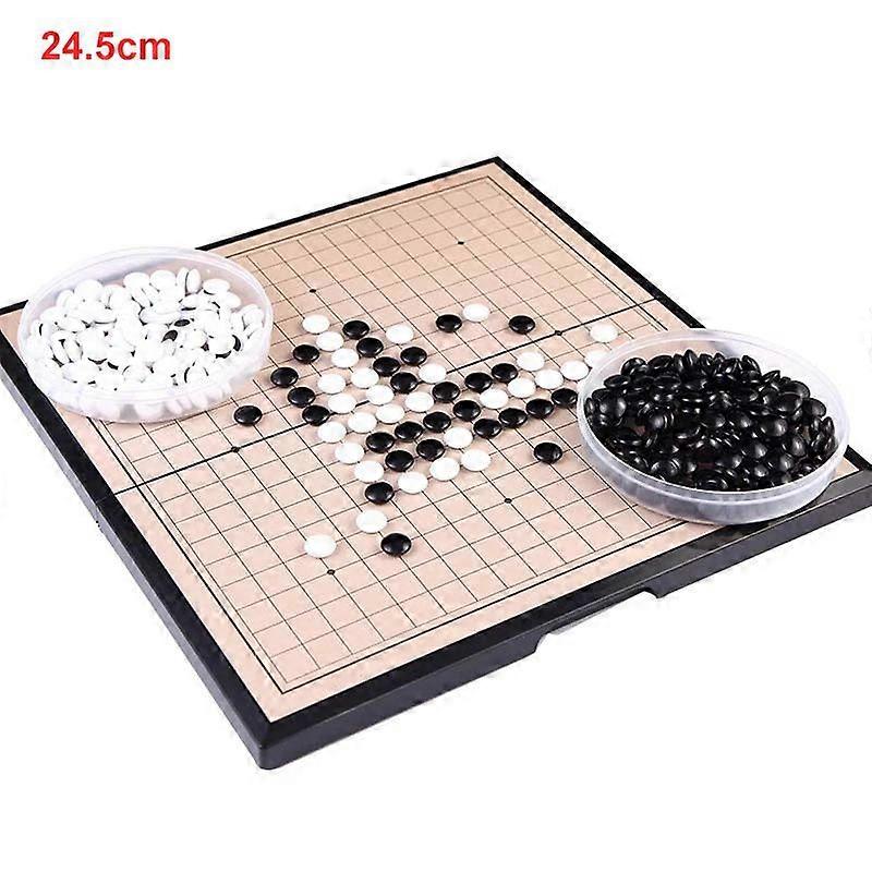 Magnetic Go Game Foldable Multi-size Go Acrylic Black And White Chess Pieces Chess Set Children Puzzle Board Game Toys Gifts