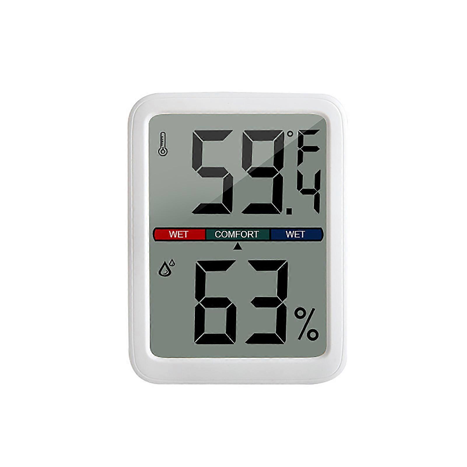 Mini Digital Thermometer Hygrometer Large LCD Screen Room Climate Indicator