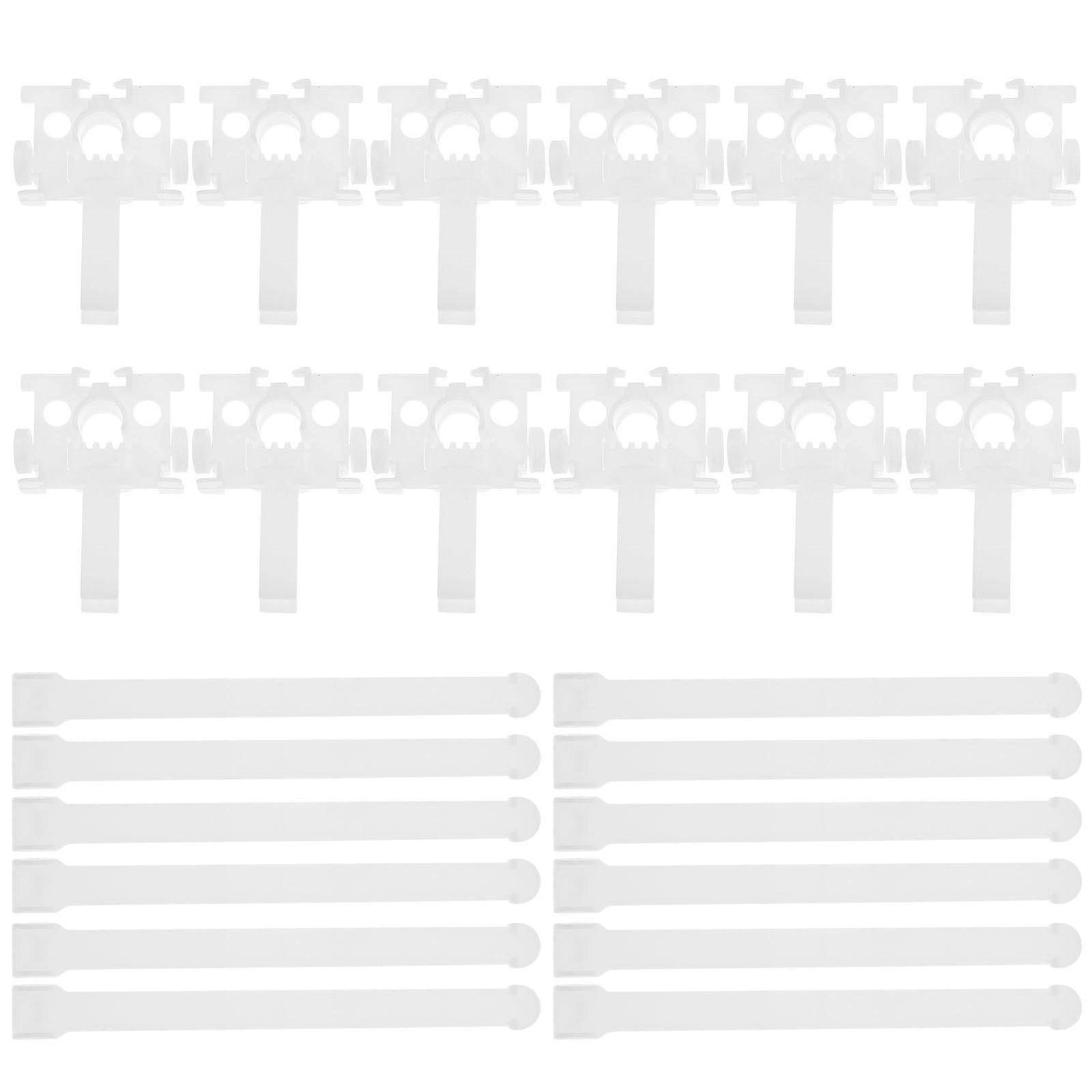 12 Sets Vertical Blind Repair Clip Slats Vertical Blind Carriers Vertical Window Blind Replacement Kit