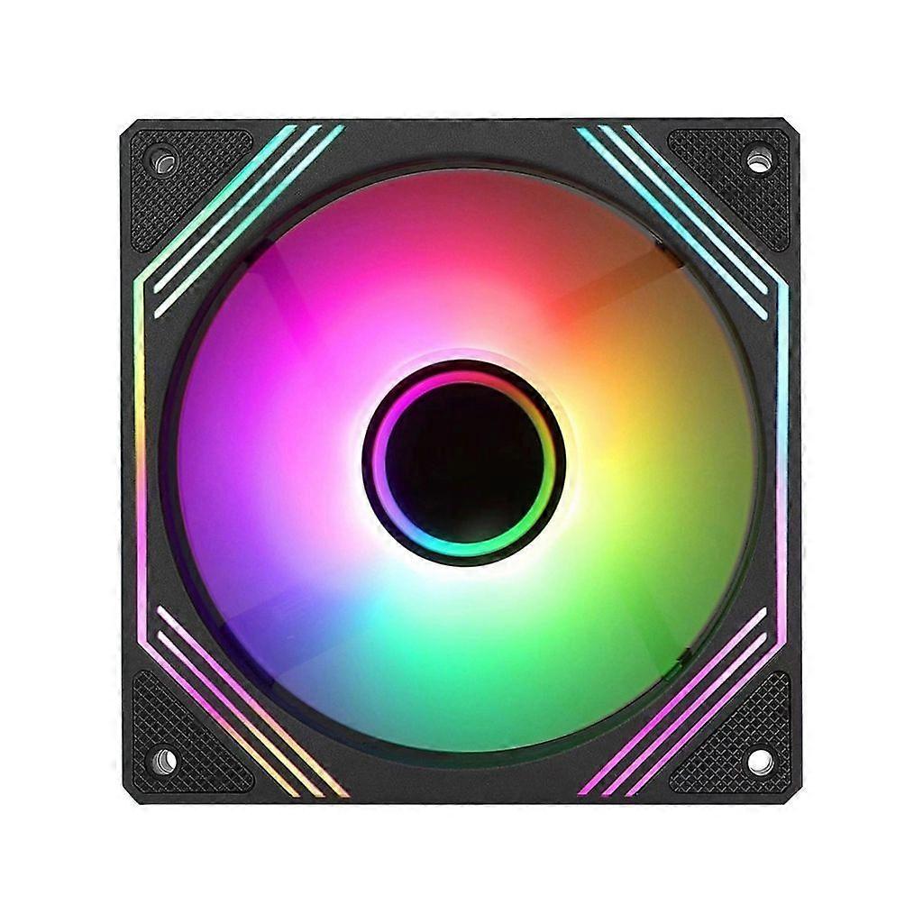 Bilgisayar Kasaları için Yüksek Hava Akışı 120mm ARGB Fanları Ters Hava Akışı PWM Kontrolü