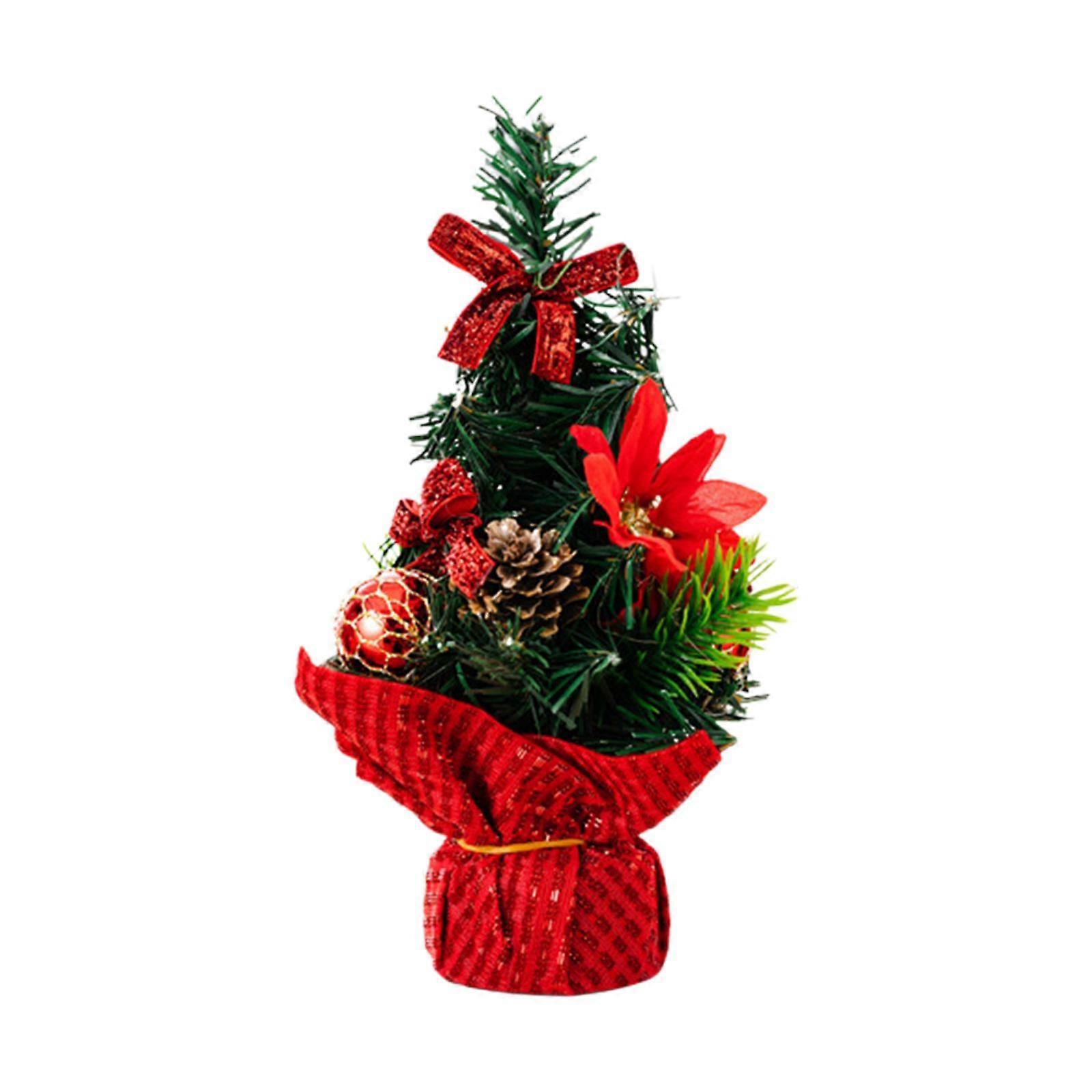 Mini Artificial Christmas Tree Hanging Ornaments for Countertop