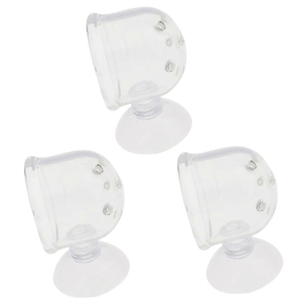 High Quality Crystal Glass Feeder Red Worms Feeding Cup